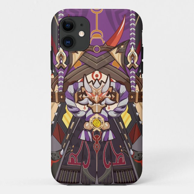 Capa Para iPhone 11 Arataki Itto Genshin Impacto (Verso)
