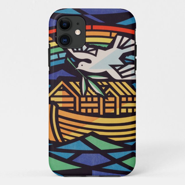 Capa Para iPhone 11 Arca de Noé com Espírito Santo (Verso)