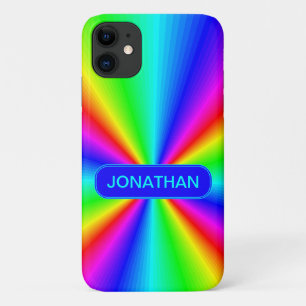 Capa Para iPhone 11 Arco-Íris Colorido Personalizado