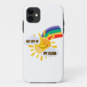 Capa Para iPhone 11 Arco-Íris Colorido Sai da Minha Nuvem