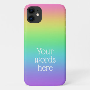 Capa Para iPhone 11 Arco-Íris Personalizado