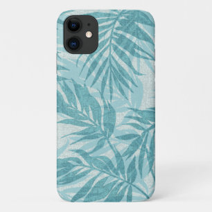 Capa Para iPhone 11 Areca Palms Hawaiian Tropical Vintage Aqua