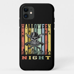 Capa Para iPhone 11 Arma Caveira, Noite de Halloween