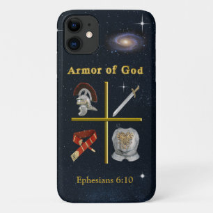 Capa Para iPhone 11 Armadura de Deus