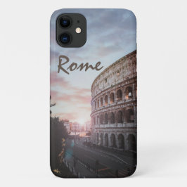 Capa Para iPhone 11 Arquitetura Antiga de Roma - paisagem solar