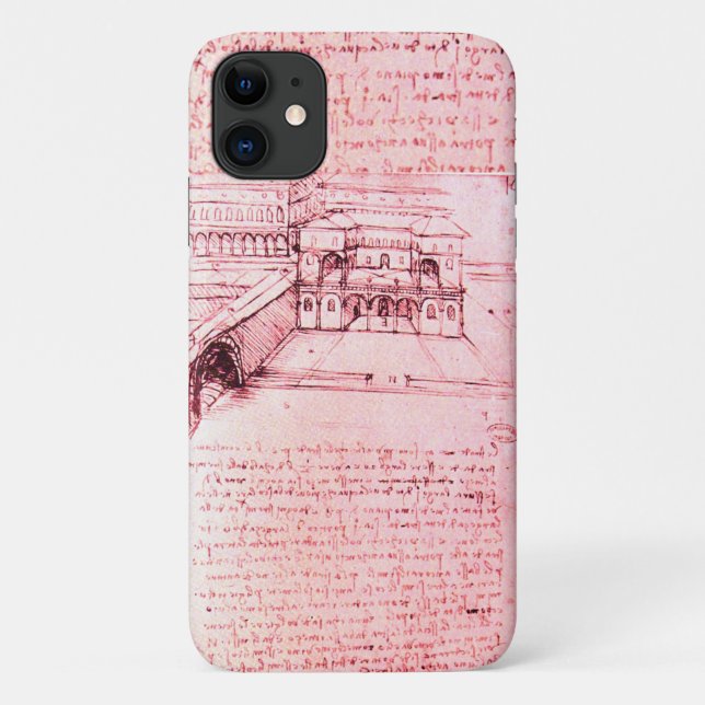 Capa Para iPhone 11 ARQUITETURA RENASCENTISTA,ARQUITETO,ENGENHEIRO,ros (Verso)