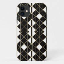 Art Deco Black and Gold Geometric luxury