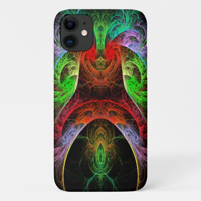 Capa Para iPhone 11 Arte Abstrata Carnaval (Verso)