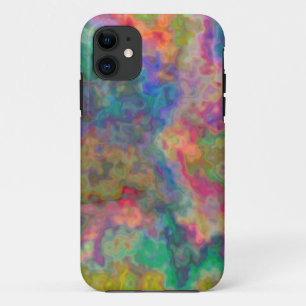 Capa Para iPhone 11 Arte abstrata de arco-íris em aquarela por Christy