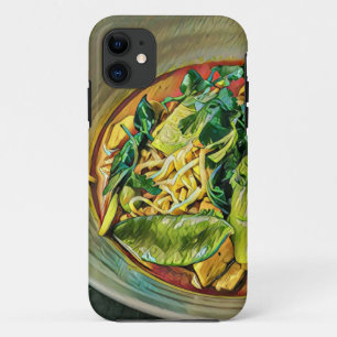 Capa Para iPhone 11 Arte de Comida japonesa