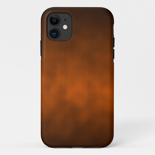 Capa Para iPhone 11 Arte de fundo do Ombre do Halloween Gótico (Verso)