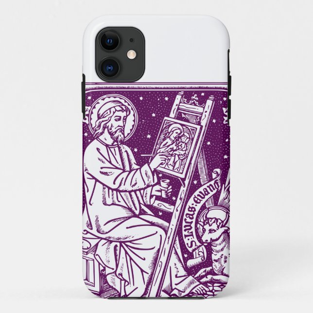 Capa Para iPhone 11 Arte de São Lucas o Apóstolo e Evangelista (Verso)