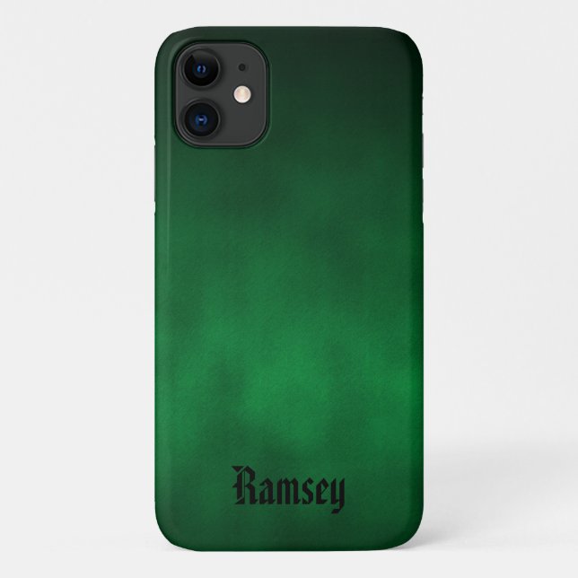 Capa Para iPhone 11 Arte do Ombre Gótico Personalizado (Verso)