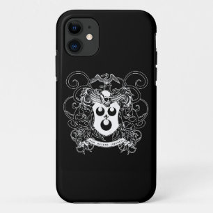 Capa Para iPhone 11 Arte do Voodoo preto e branco