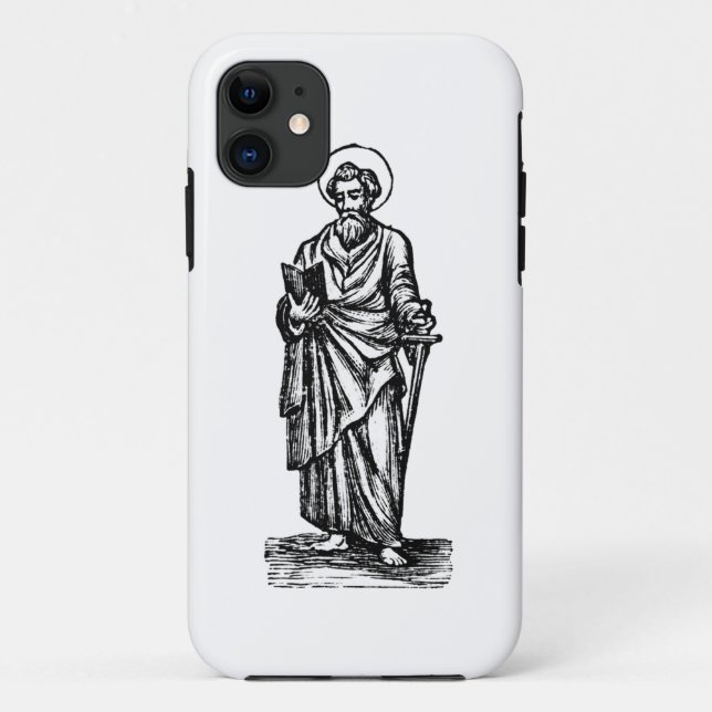 Capa Para iPhone 11 Arte Espada do Espírito de São Paulo (Verso)