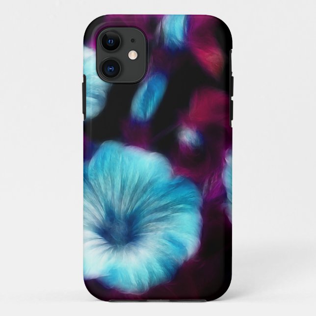 Capa Para iPhone 11 Arte Floral - Petunias Esotéricas (Verso)