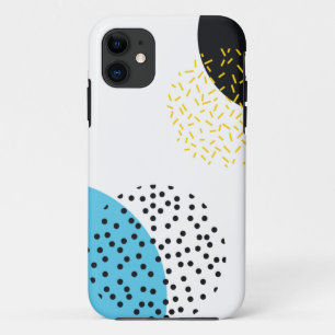 Capa Para iPhone 11 Arte geométrica moderna, simples, divertida, esti