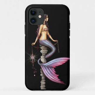 Capa Para iPhone 11 Arte Gótica Sereia Fantasia