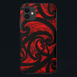 Capa Para iPhone 11 Arte maori tradicional de Kirituhi de Nova<br><div class="desc">Um outro design tribal inspirado maori tradicional, igualmente conhecido como Kirituhi, da "arte pele" tem padrões de fluxo do koru e as formas, criadas pela tempestade mundialmente famosa da marca do desenhista do tatuagem este design estão disponíveis em 8 cores diferentes, assim que verifique minha loja se você quer diferente....</div>