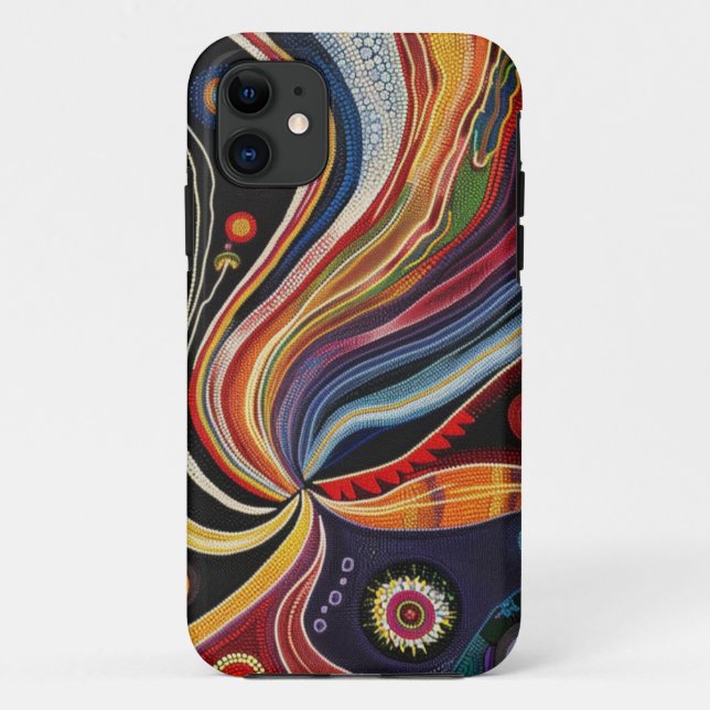 Capa Para iPhone 11 Arte original australiana (Verso)