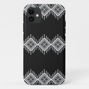 Capa Para iPhone 11 Arte Tribal Negra
