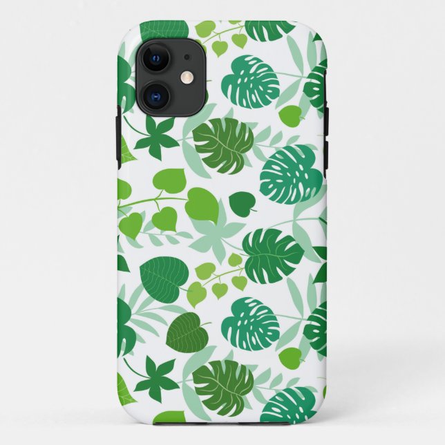 Capa Para iPhone 11 Arte Tropical (Verso)