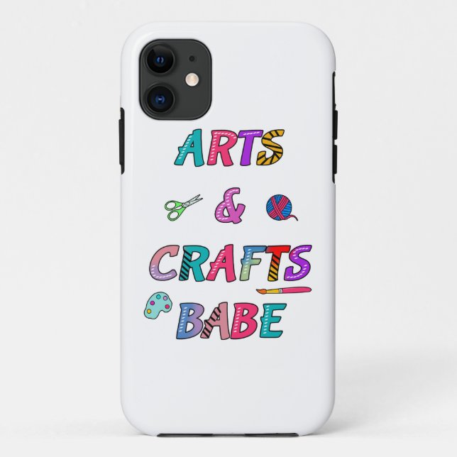 Capa Para iPhone 11 Artes e Artesanatos Babe (Verso)