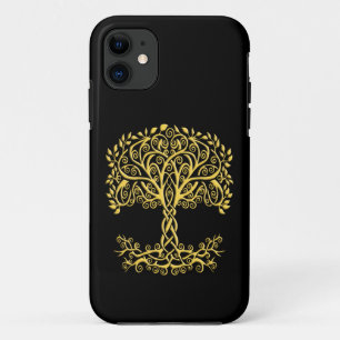 Capa Para iPhone 11 Árvore Celta Amarela Da Vida