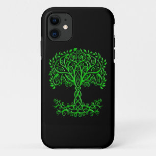Capa Para iPhone 11 Árvore Celta Verde Da Vida