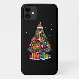 Capa Para iPhone 11 Árvore de Natal de Guitarra Engraçada