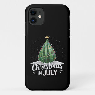 Capa Para iPhone 11 Árvore de Natal de Melancia Natal em Julho Verão