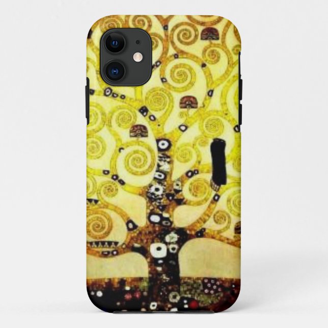 Capa Para iPhone 11 Árvore de vida Gustavo Klimt (Verso)