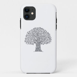 Capa Para iPhone 11 Árvore do Doodle da vida