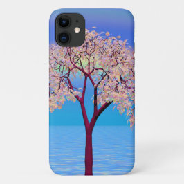 Capa Para iPhone 11 Árvore do Flor