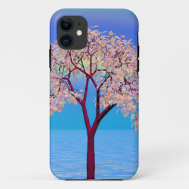 Capa Para iPhone 11 Árvore do Flor