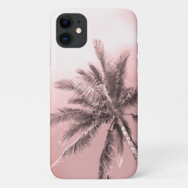 Capa Para iPhone 11 Árvore Palm Rosa