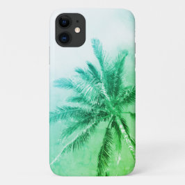 Capa Para iPhone 11 Árvore Palm Verde
