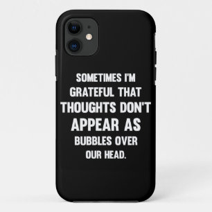 Capa Para iPhone 11 Às vezes sou grata... Chá engraçada Humor