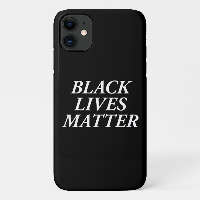Capa Para iPhone 11 As Vidas Negras Importam (Verso)