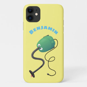 Capa Para iPhone 11 Aspirador fofo desenho humor