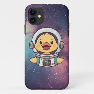 Capa Para iPhone 11 Astronauta Duck Mobile Case