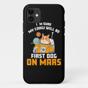 Capa Para iPhone 11 Astronauta Tem Certeza Que Meu Corgi Será O Primei