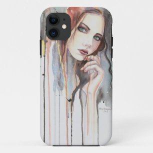 Capa Para iPhone 11 Atitude Arte Moderna Retrato de uma Mulher