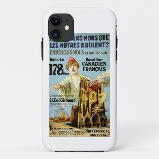 Capa Para iPhone 11 Attendrons-Nous Que Les Notre Brulent (Verso)