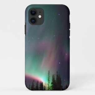 Capa Para iPhone 11 Aurora boreal Alaska