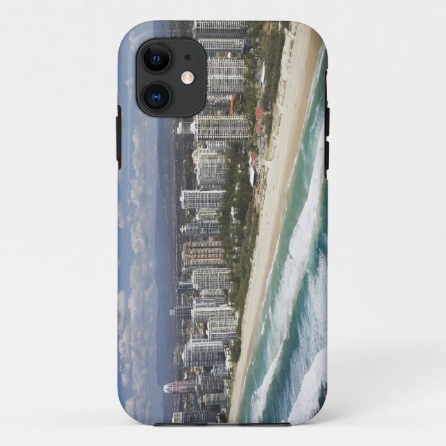 Capa Para iPhone 11 Austrália, Queensland, Costa Dourada, Praia Princi (Verso)