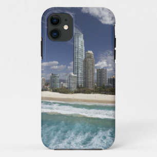 Capa Para iPhone 11 Austrália, Queensland, Costa Dourada, Surfistas
