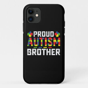 Capa Para iPhone 11 Autismo Orgulhoso Irmão Consciência Autista Famíli