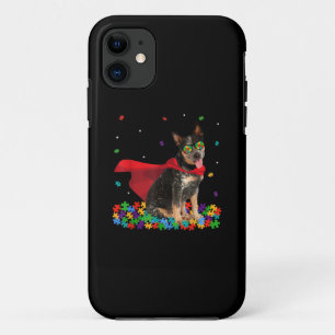 Capa Para iPhone 11 Autista Legal Autismo de Herói do Cão-Cão Austra
