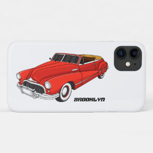 Capa Para iPhone 11 Automóvel clássico vermelho 1948